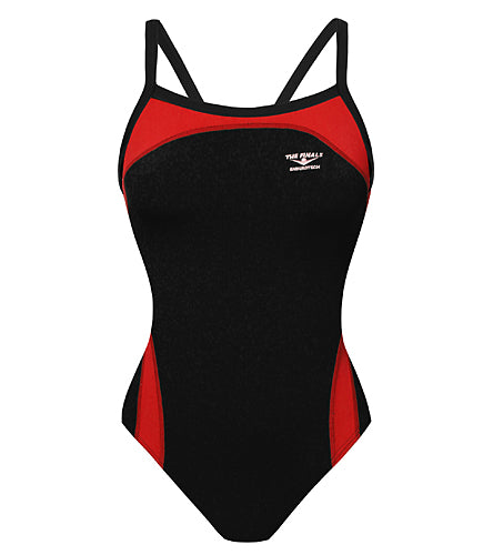 https://web.metroswimshop.com/images/Shark Splce Female Black-Red.jpg