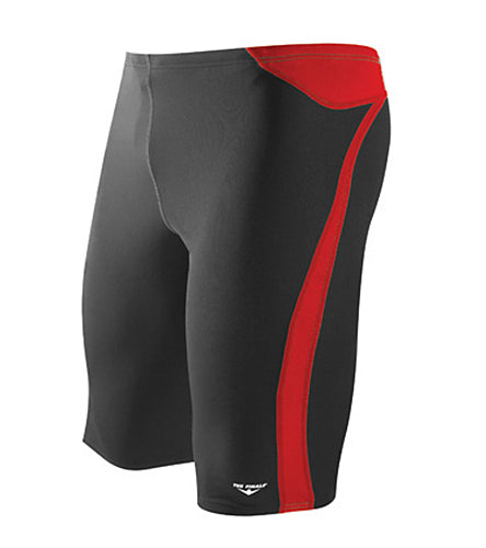 https://web.metroswimshop.com/images/Shark Splice Jammer Black-Red.jpg